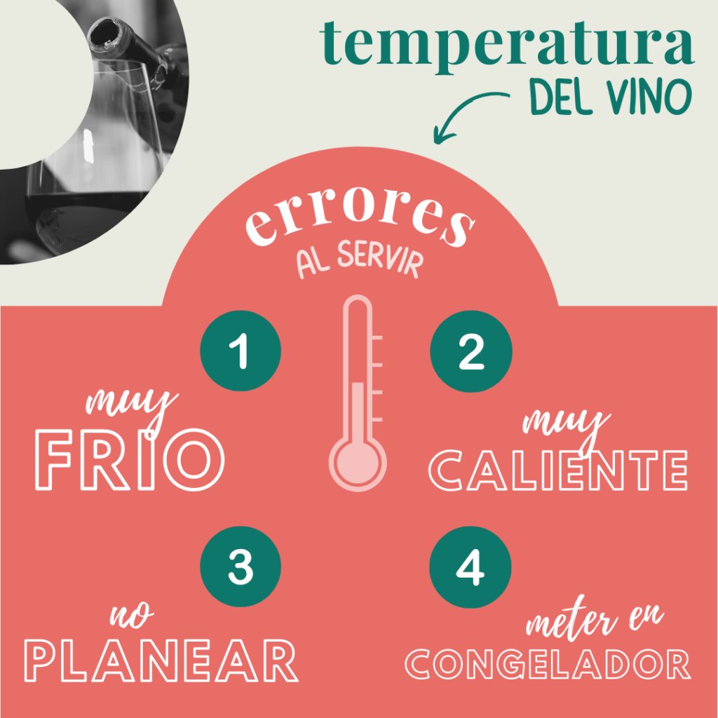 Errores al servir el vino