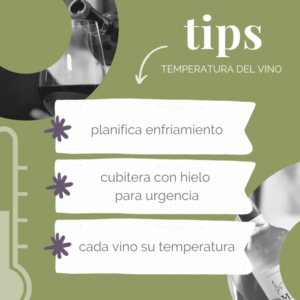 Consejos para enfriar el vino